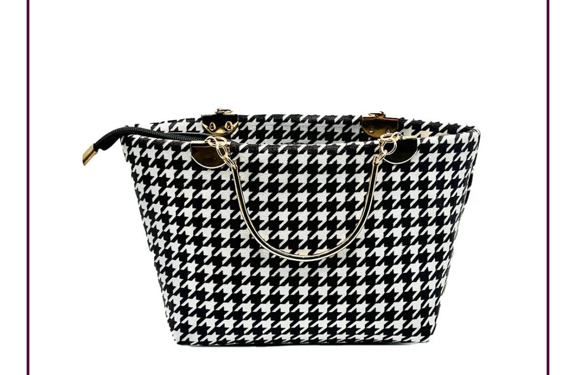 checkprintbag — handbag by Aura Manufacturers, Lahore