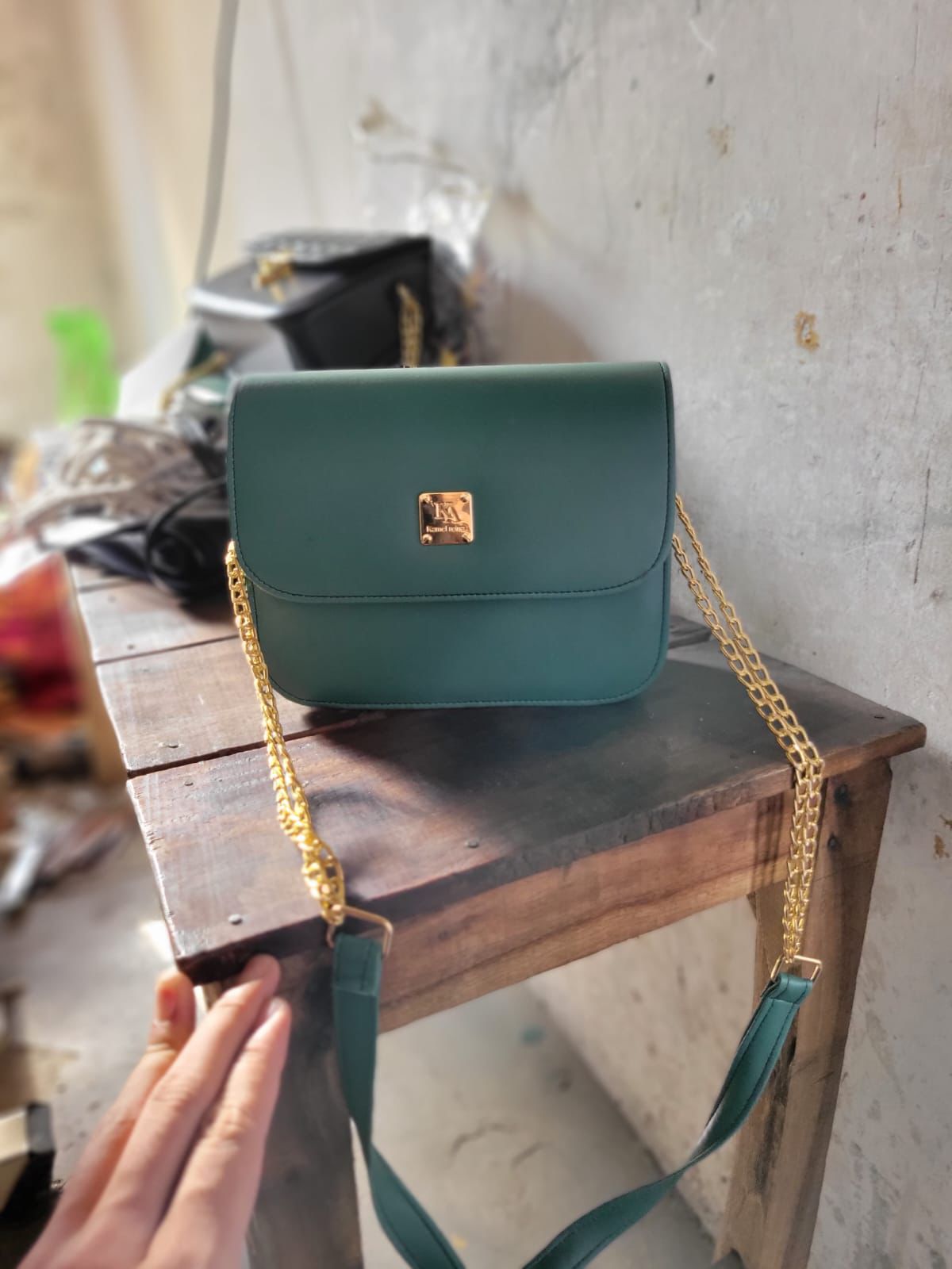 CrossBodyBag withChain — handbag by Aura Manufacturers, Lahore