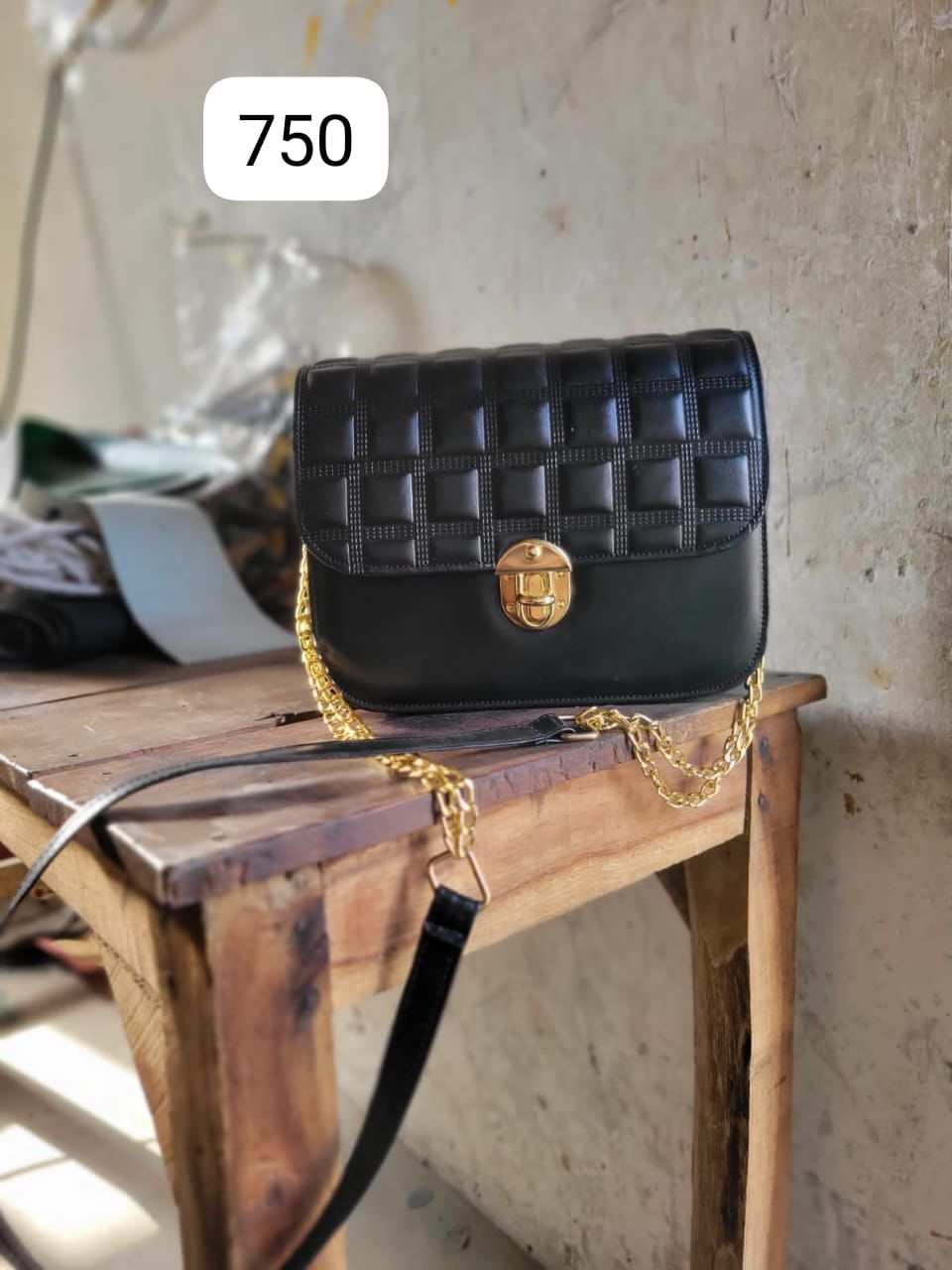 EmbossedCross-BodyBag — handbag by Aura Manufacturers, Lahore
