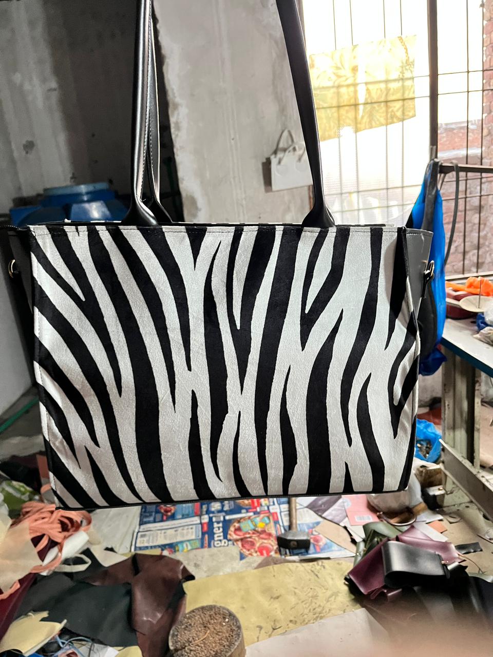 ZebraPrintToteBag — handbag by Aura Manufacturers, Lahore