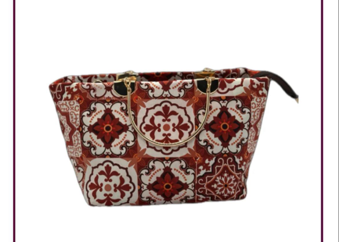 PrintedFlowerBag — handbag by Aura Manufacturers, Lahore