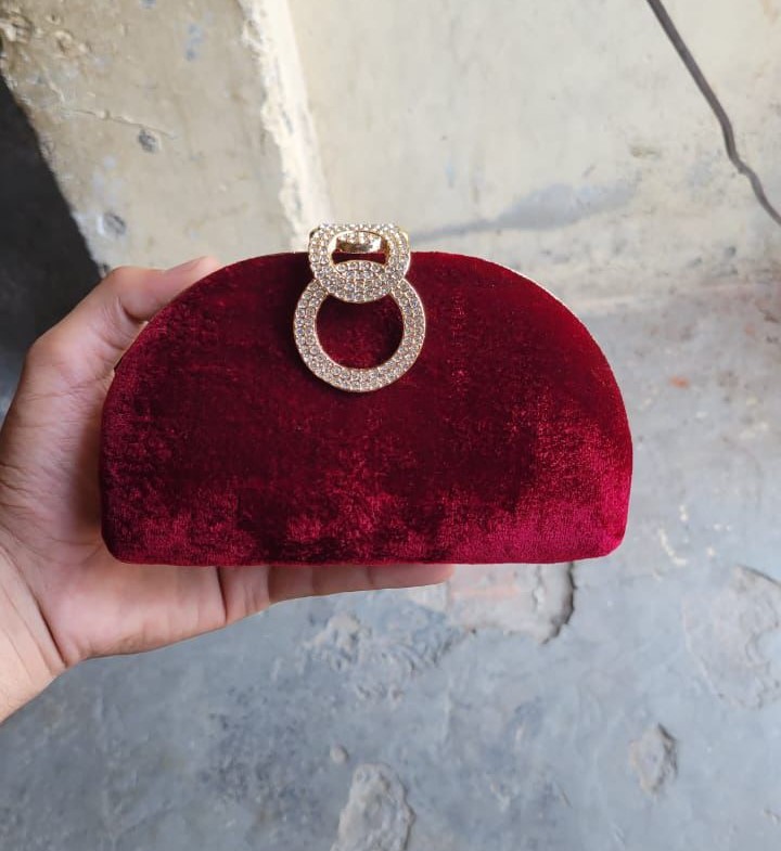 RedVelvetClutch — clutch by Aura Manufacturers, Lahore